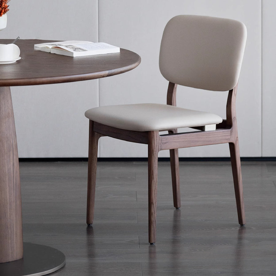 Retro modern wooden dining chair