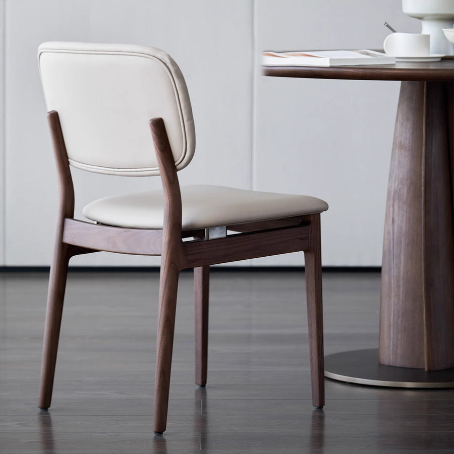 Retro modern wooden dining chair