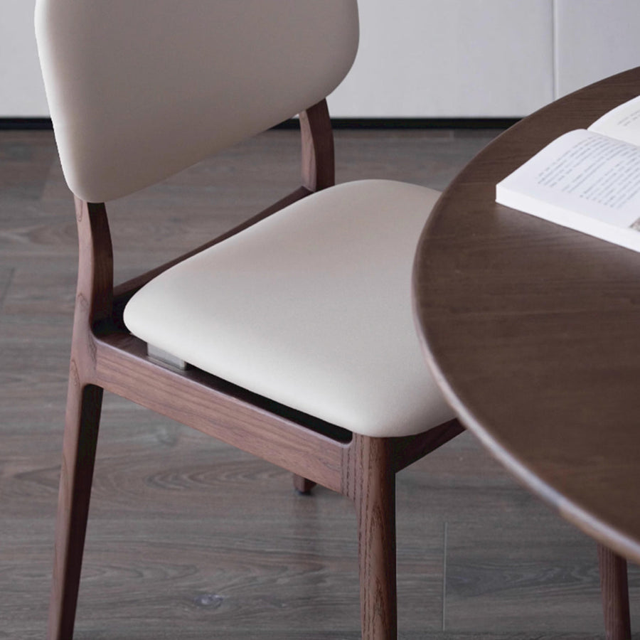 Retro modern wooden dining chair