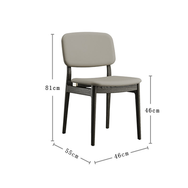 Retro modern wooden dining chair