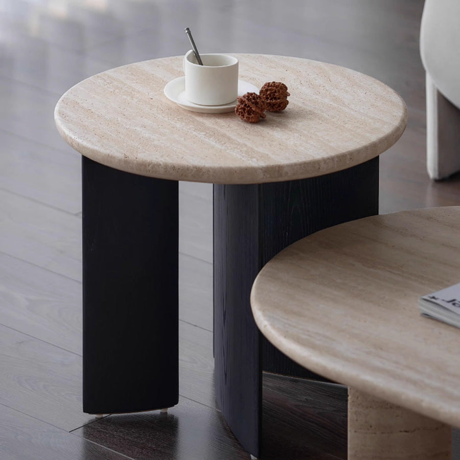 Retro modern wooden side table
