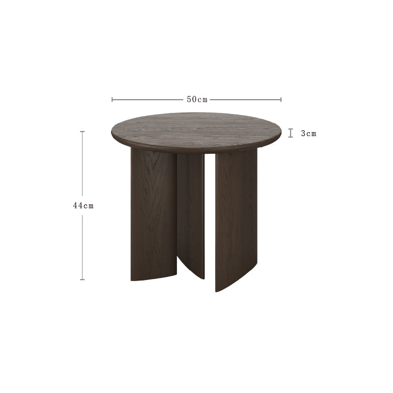 Retro modern wooden side table