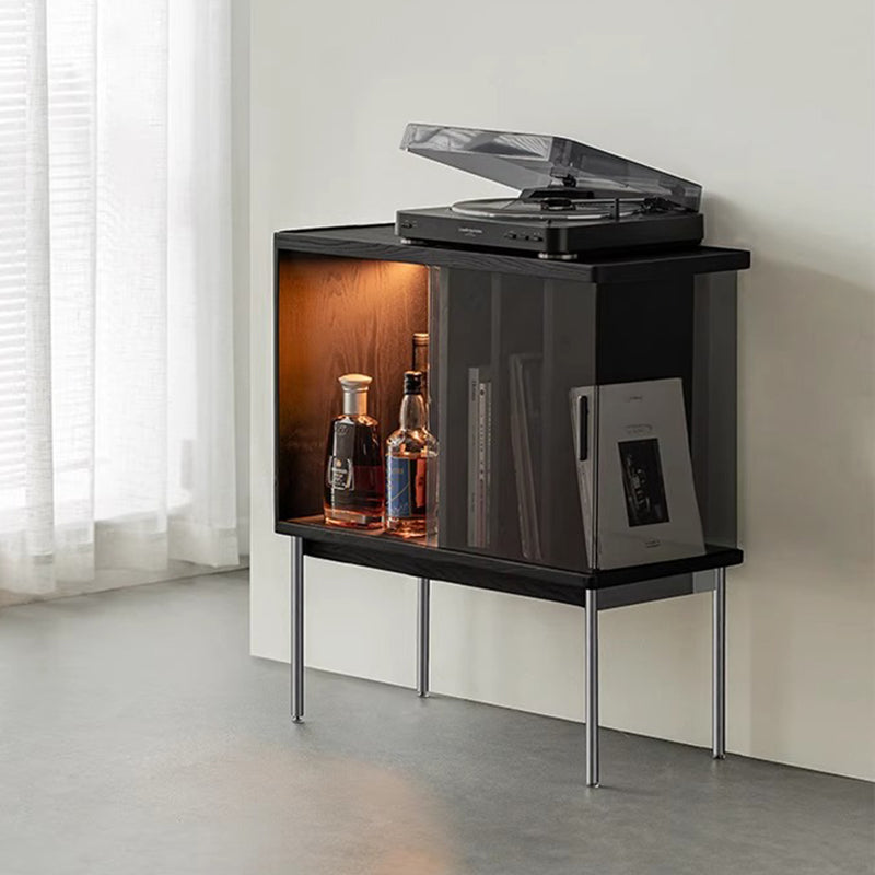 White ash wood modern minimalist cabinet