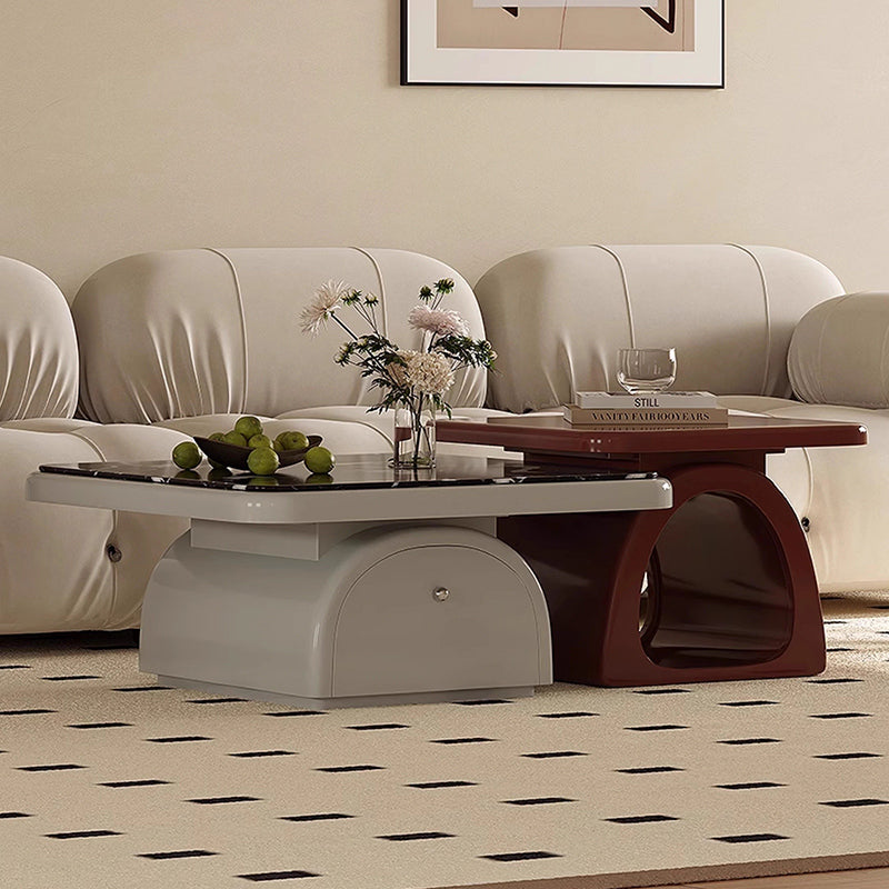 Italian modern marble table set
