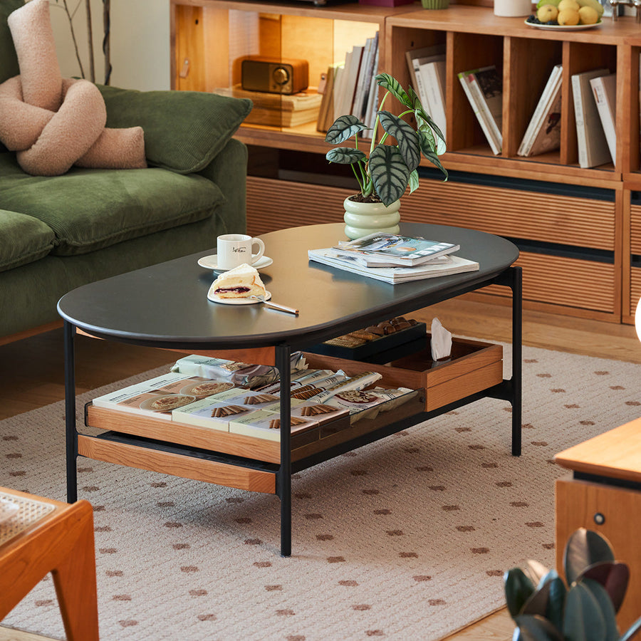 Center table with open shelf