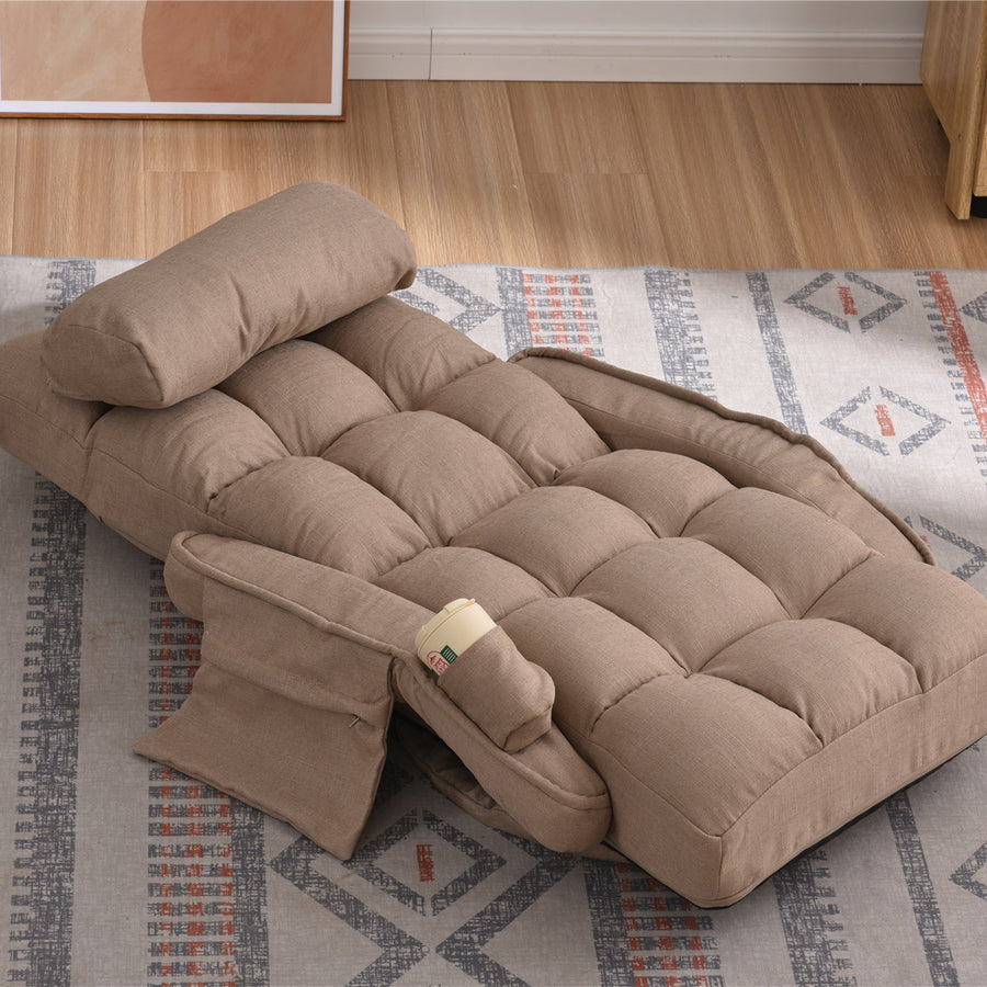 Swivel PU leather 1-seater sofa