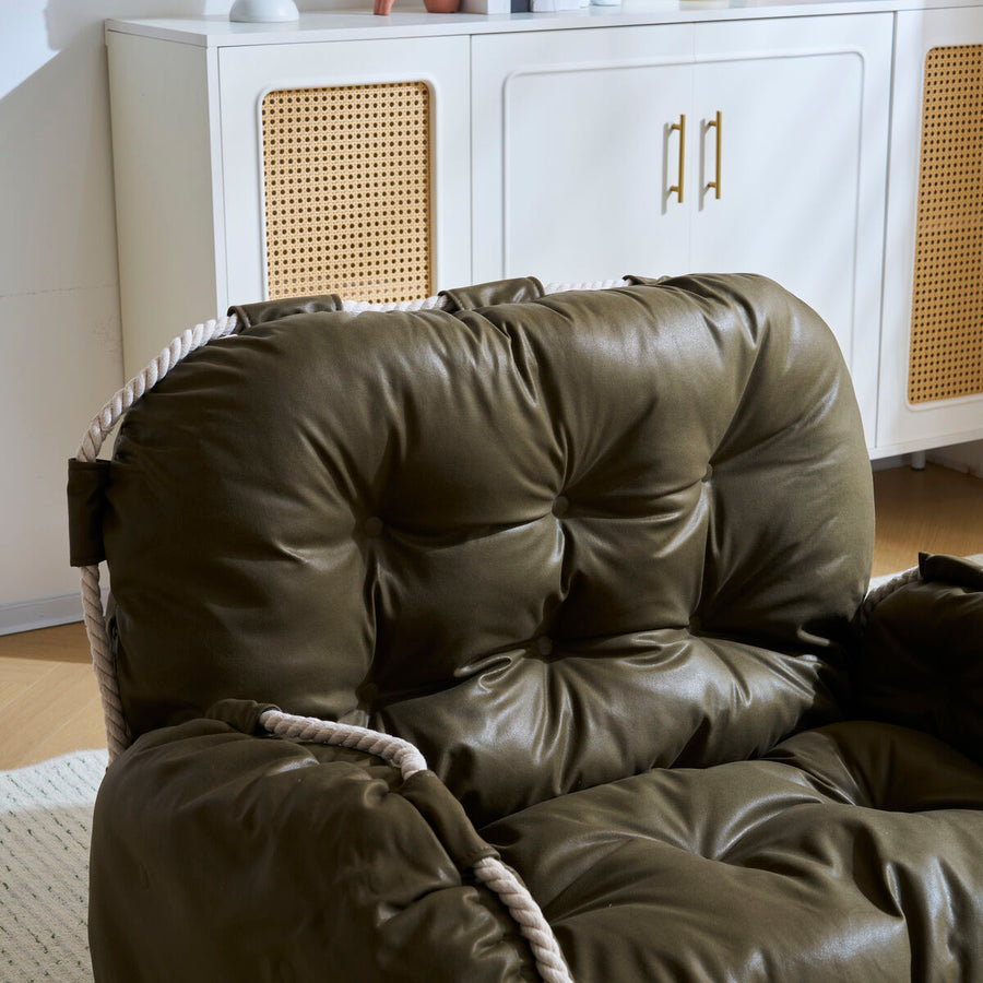 6-level adjustable reclining sofa with armrests