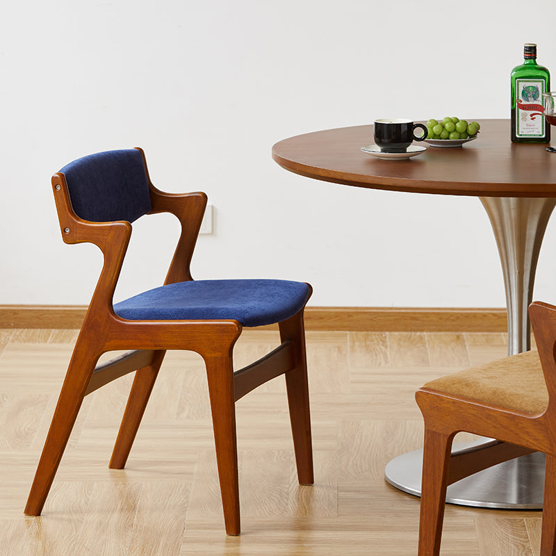 Boxwood retro style wooden dining chair