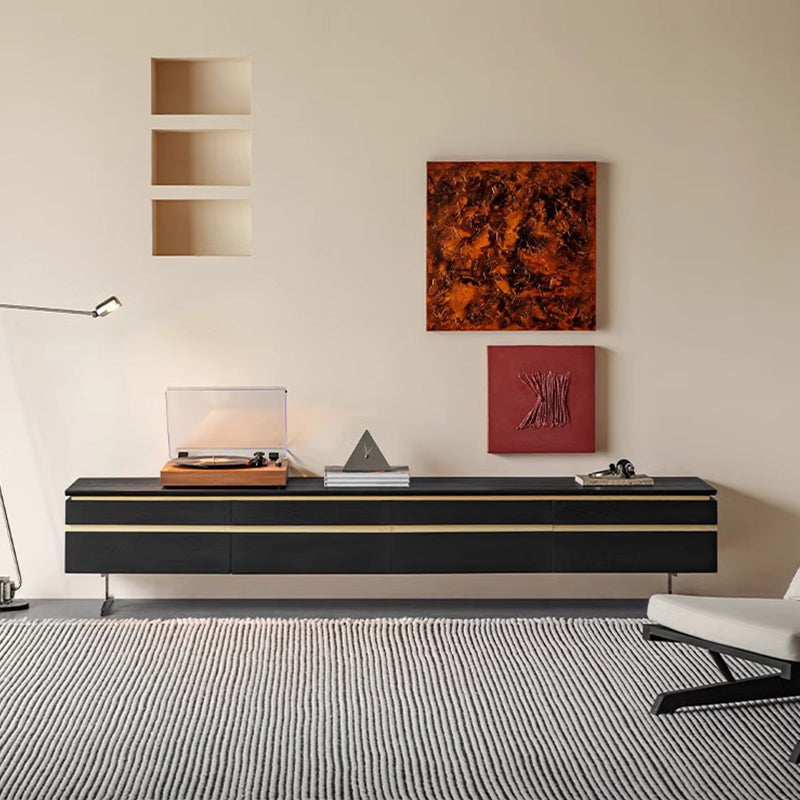 White ash wood wooden float TV board