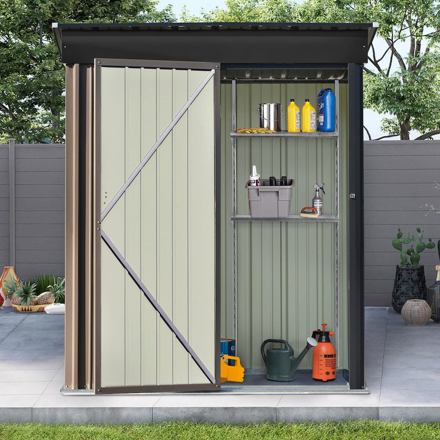 Large outdoor waterproof steel storage unit