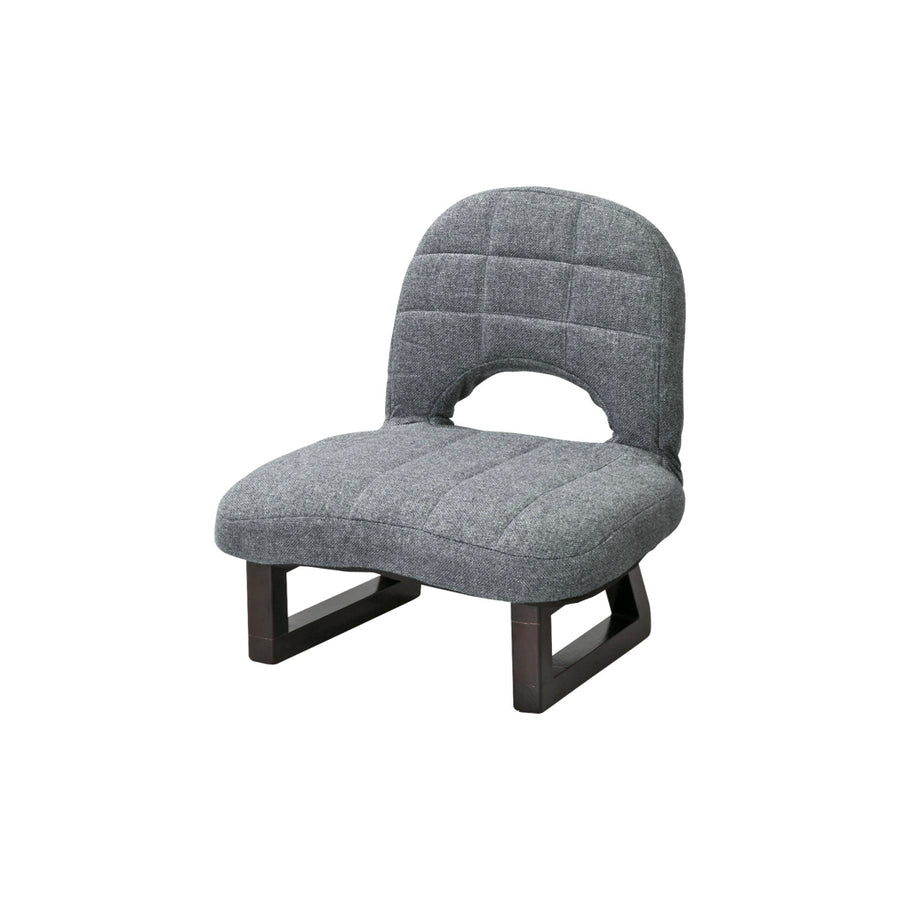 背もたれ付正座椅子 グレー