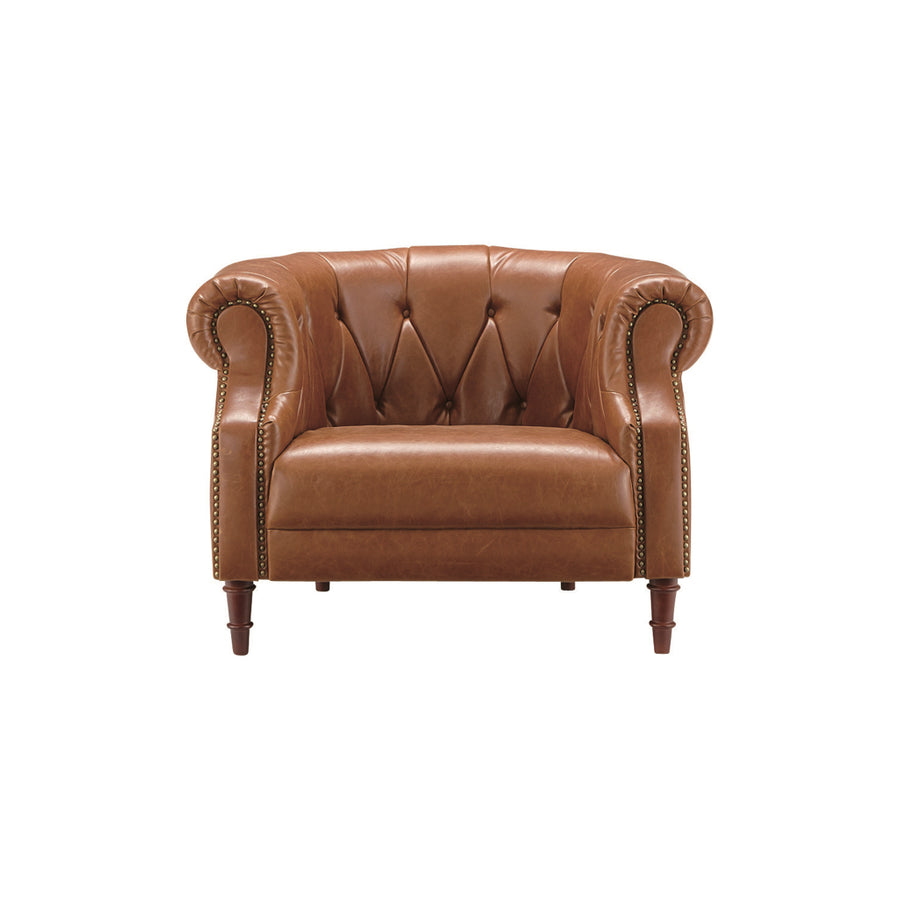 クイーンズ 1人掛 ブラウン