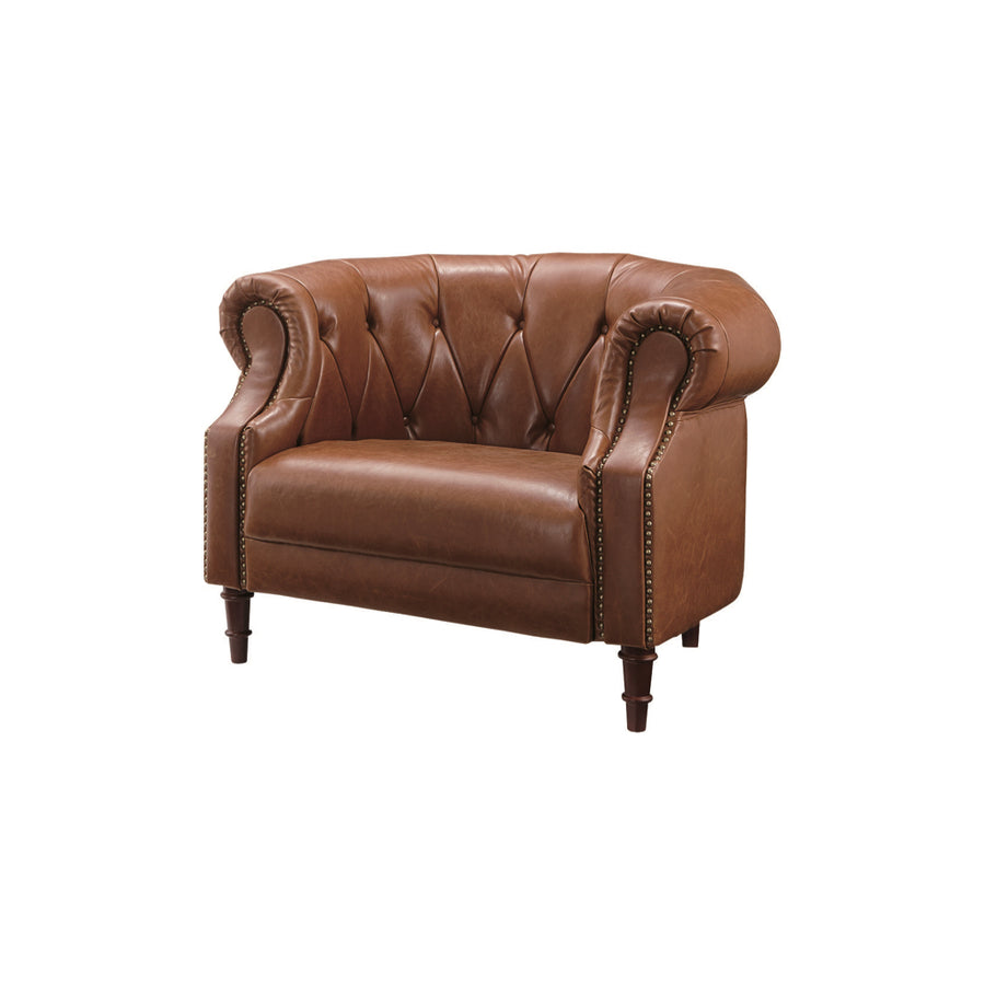 クイーンズ 1人掛 ブラウン