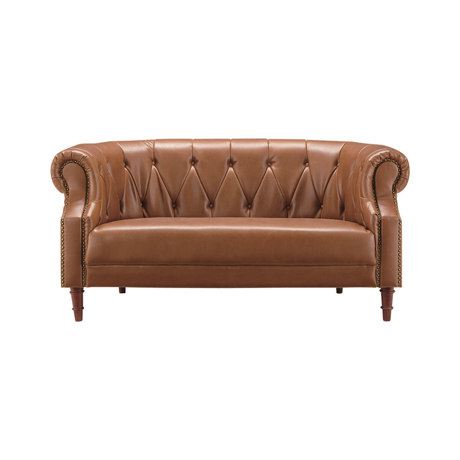 クイーンズ 2人掛 ブラウン