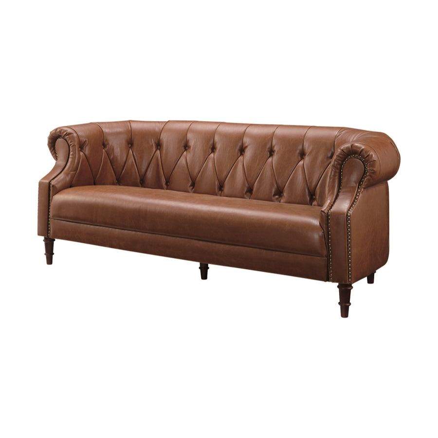 クイーンズ 3人掛 ブラウン