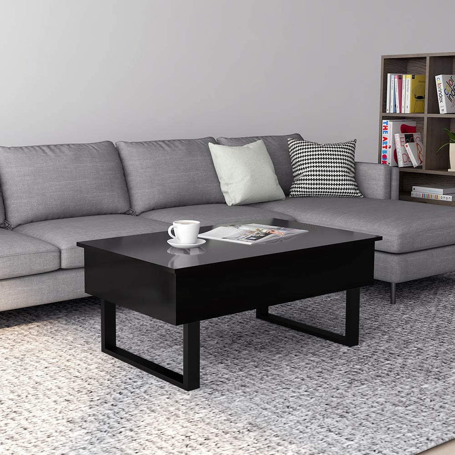 Modern style lift-up coffee table
