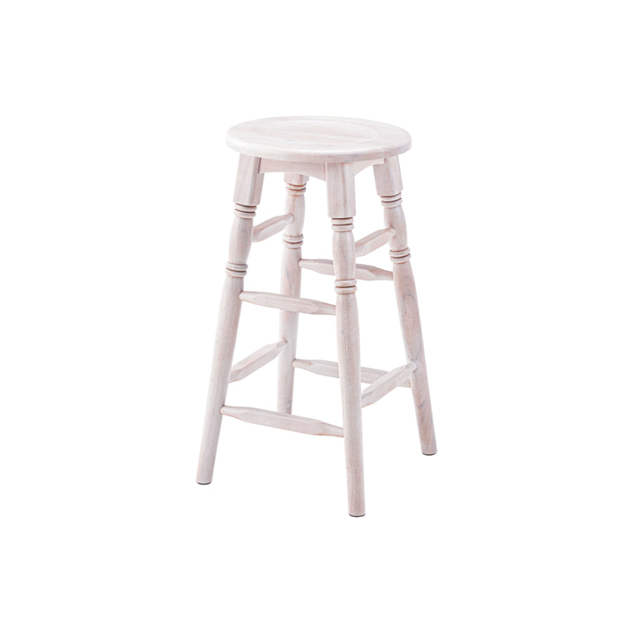 オーバルハイスツール ホワイト
