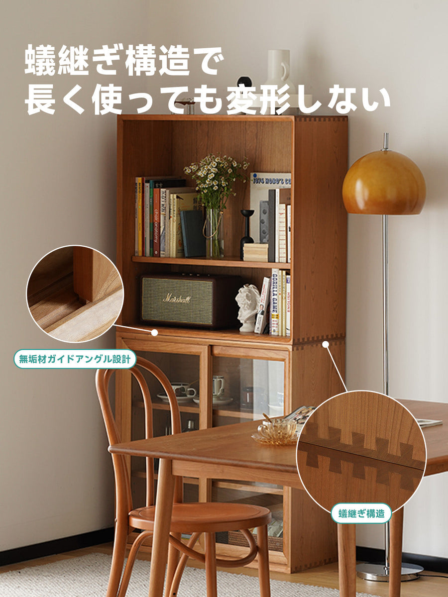Cherry wood Multi-cherry wood cabinet