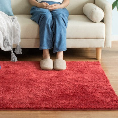 Washable Microfiber Shaggy Rug