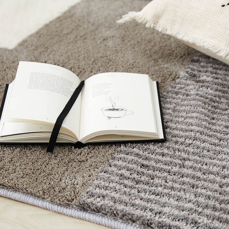 シャギーラグ 絨毯 グラフィカル 滑り止め付き L [250×200cm]