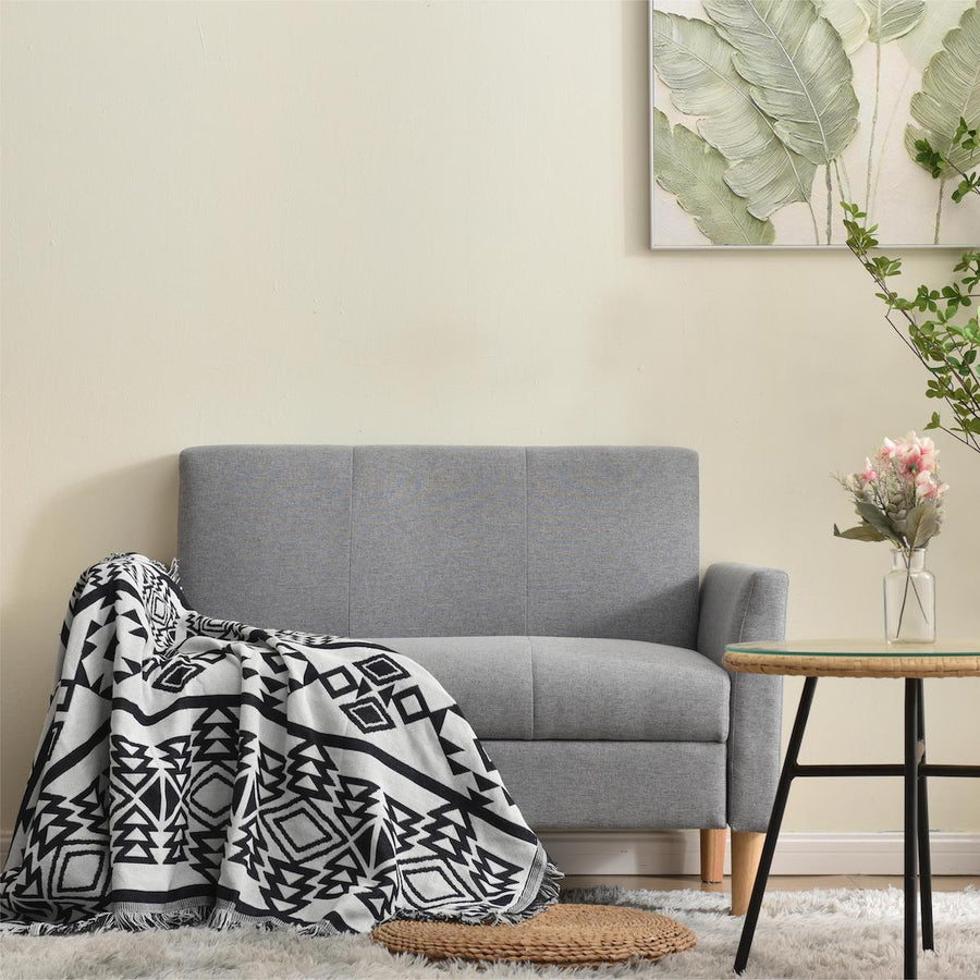 2-seater sofa bed with storage