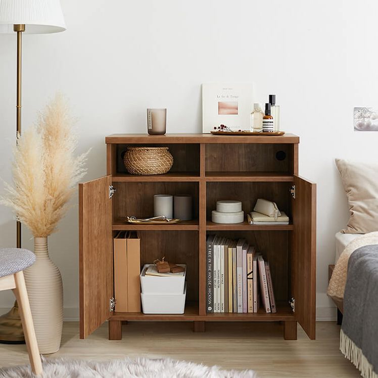 Sideboard Cabinet Wooden Wood Grain