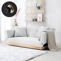 LOWYA(ロウヤ) 2人掛けソファ ソファベッド 天然木脚