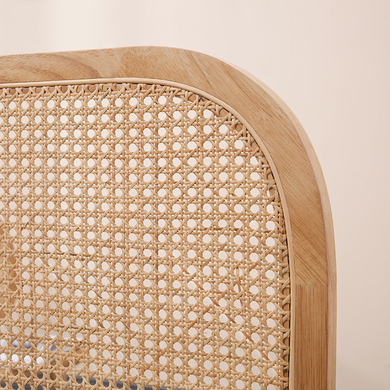 Rattan style wood partition