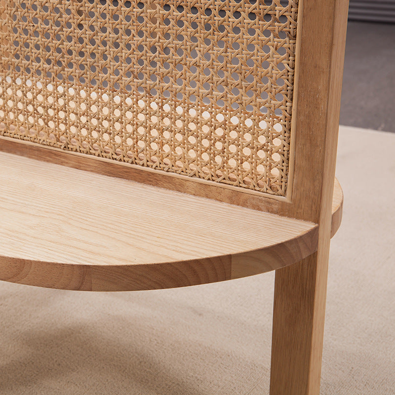 Rattan style wood partition