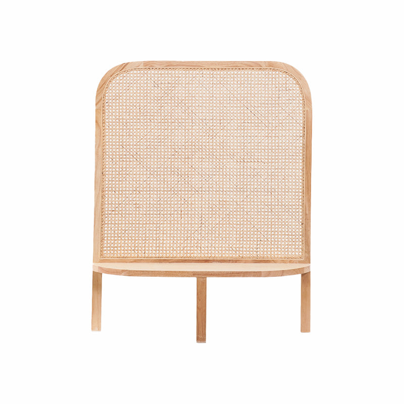 Rattan style wood partition