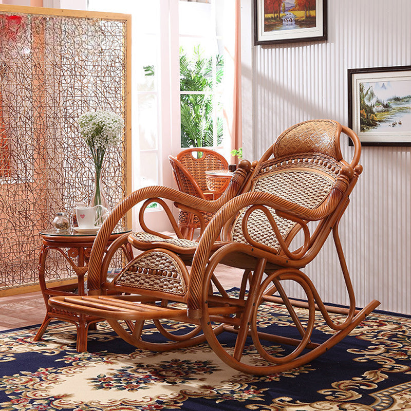 Classic Rattan Rocking Chair