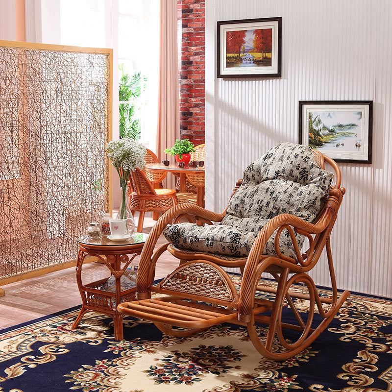 Classic Rattan Rocking Chair