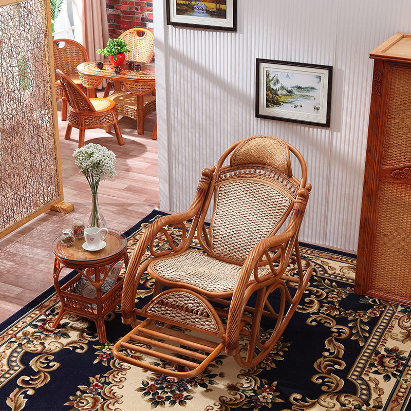 Classic Rattan Rocking Chair
