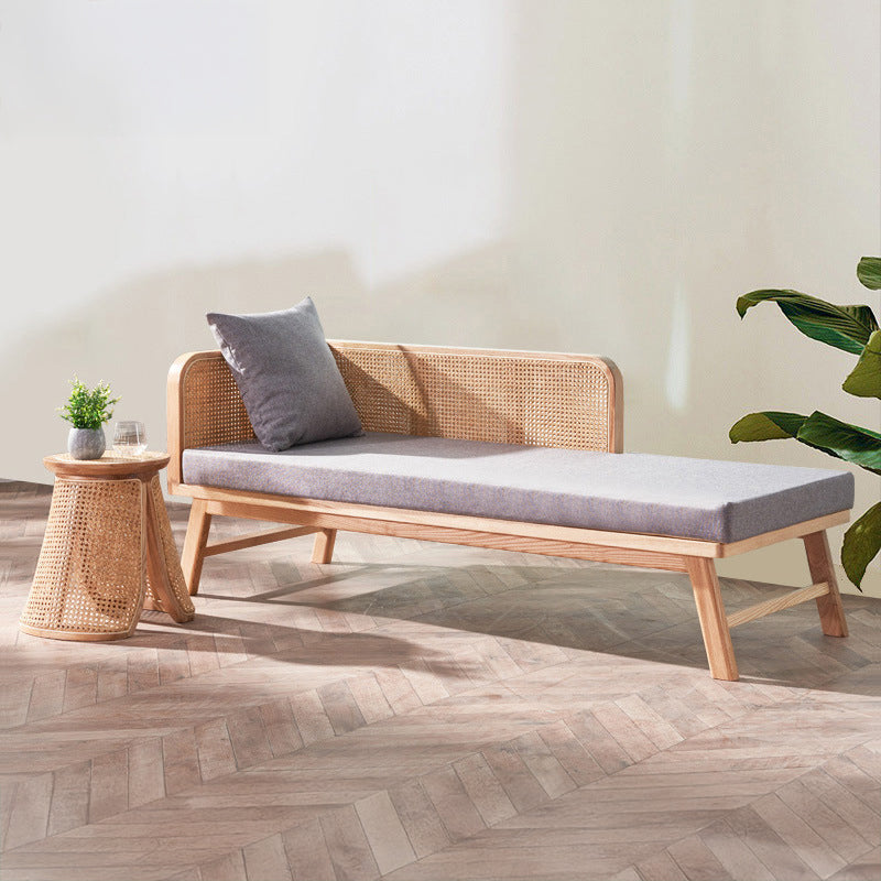 Rattan style long seat