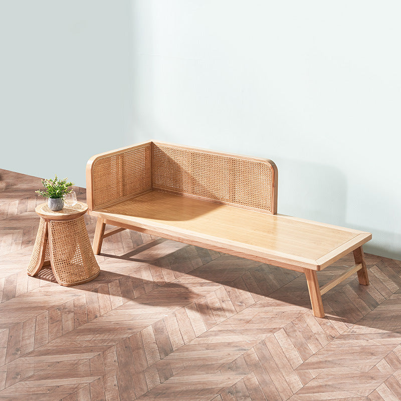 Rattan style long seat