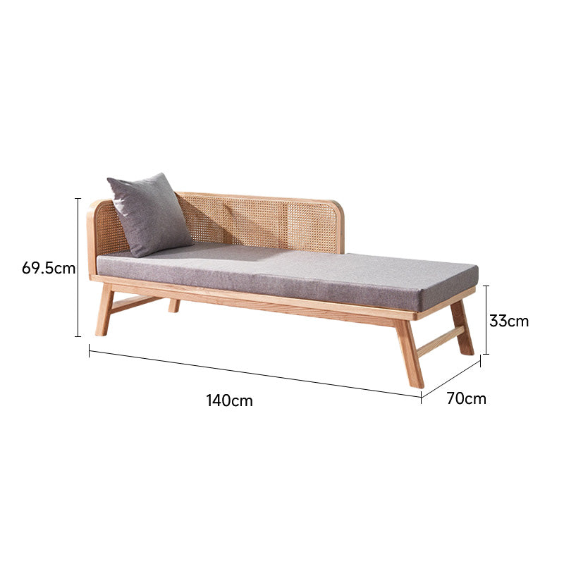 Rattan style long seat