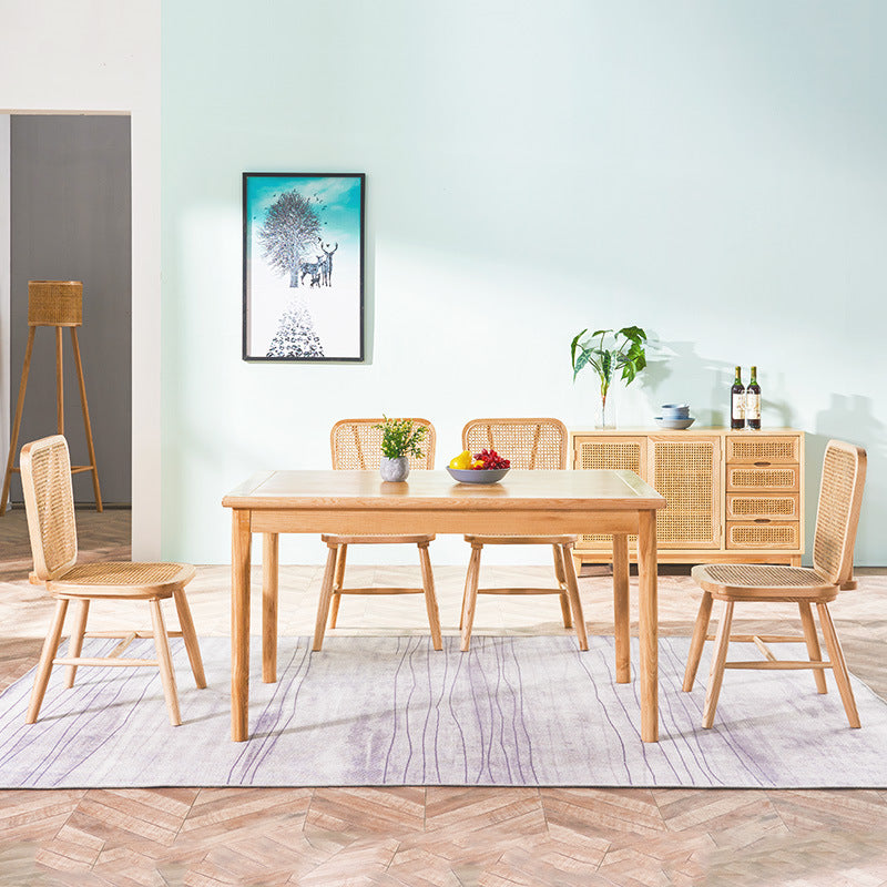 Rattan dining table set