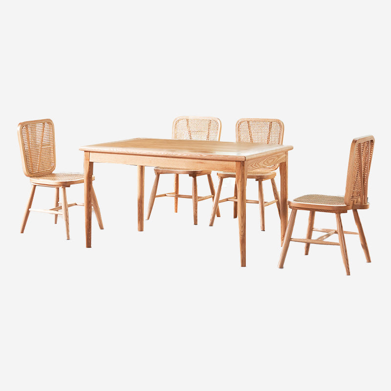 Rattan dining table set