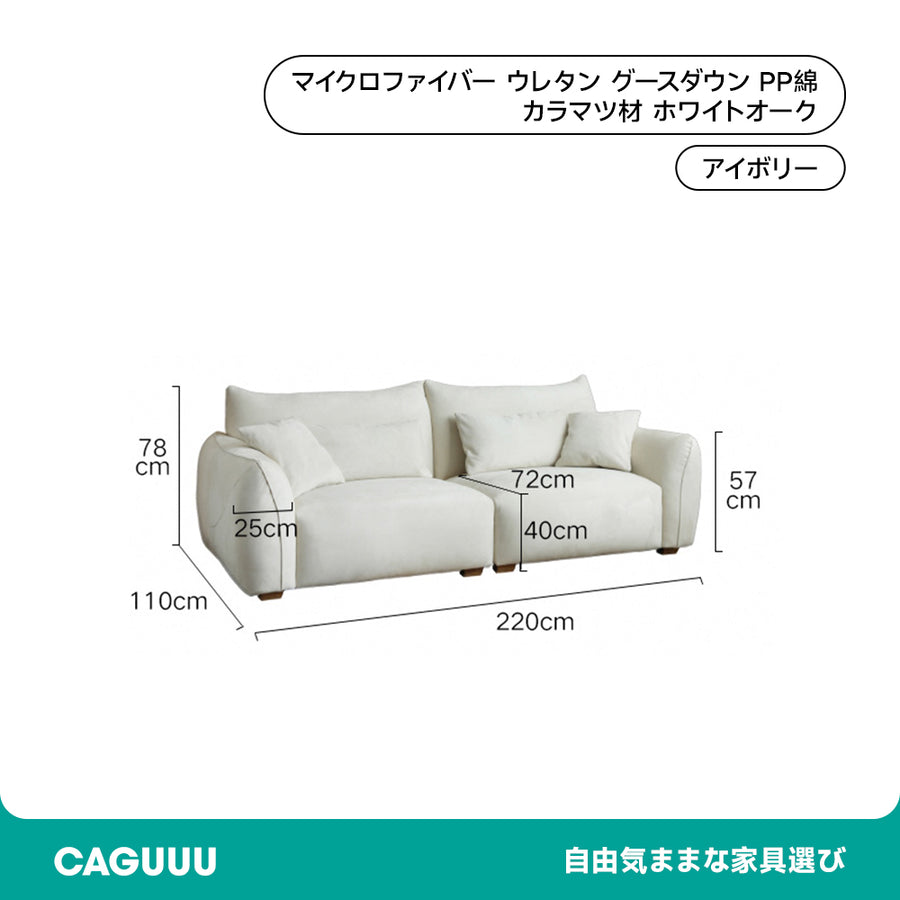 Microfiber suede sofa
