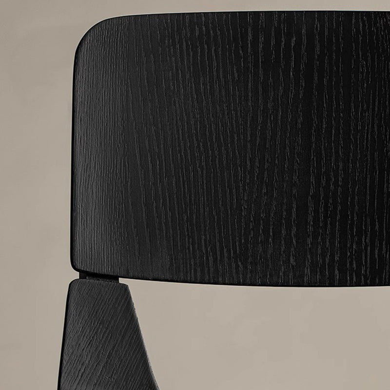 White oak modern natural dining chair