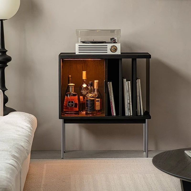 White ash wood modern minimalist cabinet