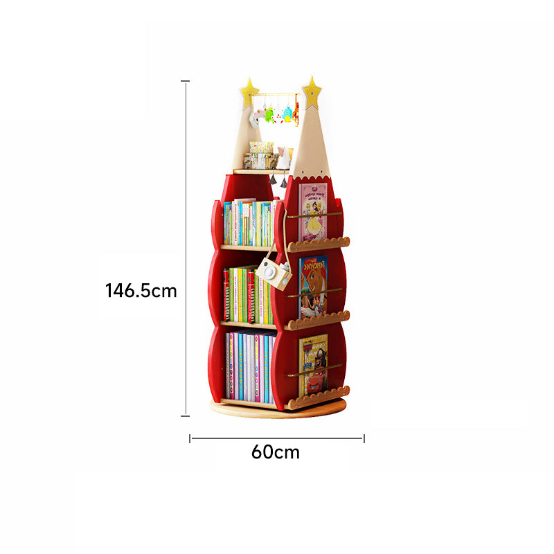 子ども用クリスマスツリーデザイン本棚