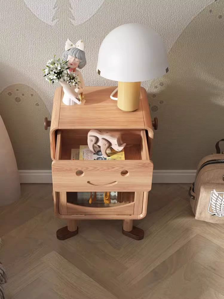 Children's robot design night table