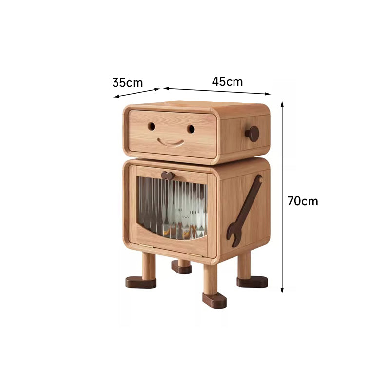 Children's robot design night table