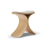 LUNO STOOL Oak Beige Textile
