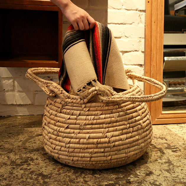 PALM LEAF BASKET