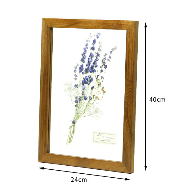 GLASS FRAME FLOWER PURPLE