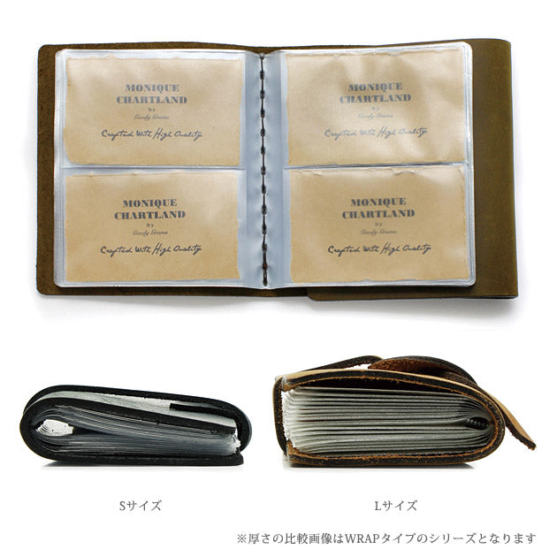 LEATHER CARD CASE CLIP L