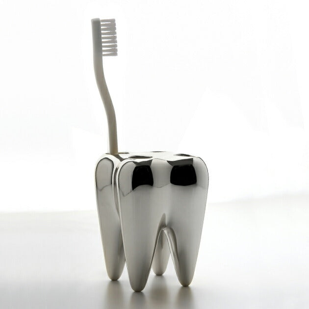 TOOTHBRUSH HOLDER SILVER