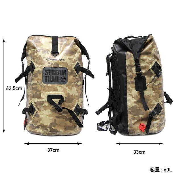 DRY TANK 60L CAMO（ドライタンク 60L カモ）